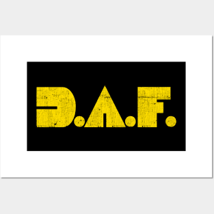 D.A.F. ::: Retro Style Fan Design Posters and Art